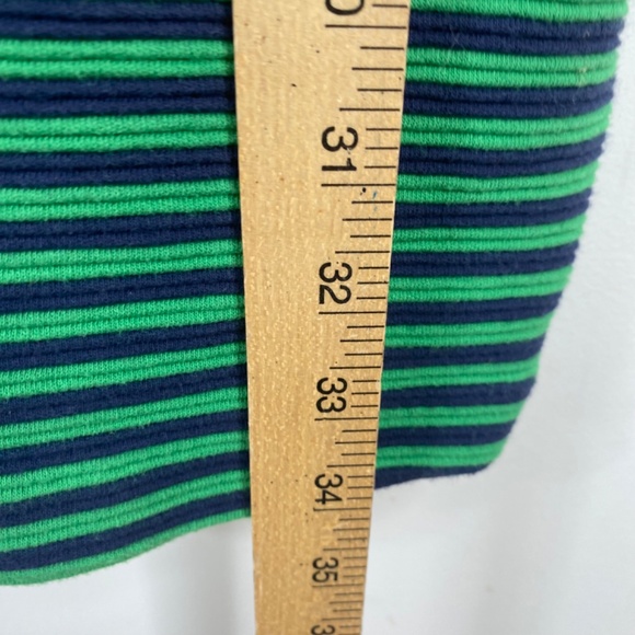 Boden Ottoman Dress 6P Green Ribbed St Pattys Easter Preppy Pockets Striped - Picture 8 of 13